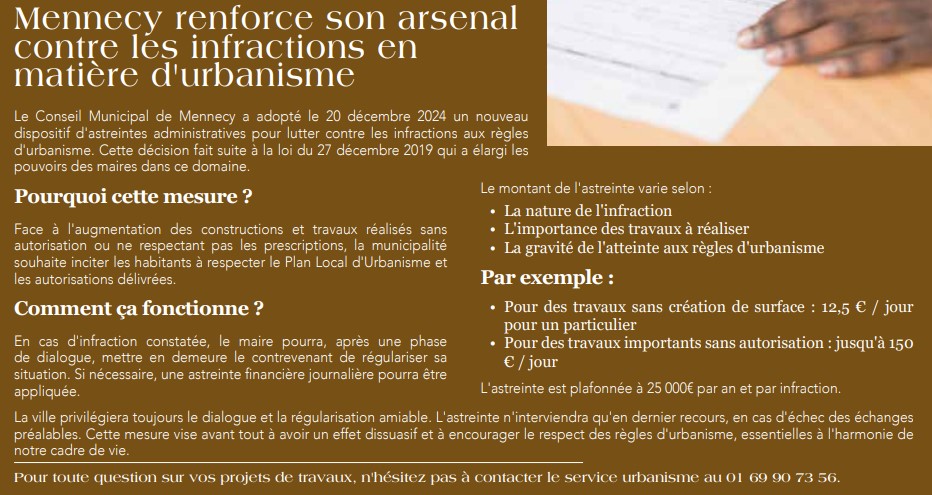 2025.05.06 mairie article mennecy actus 66 avril 2025 respect urbanisme